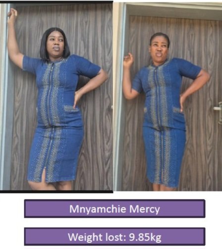 Before and after transformation