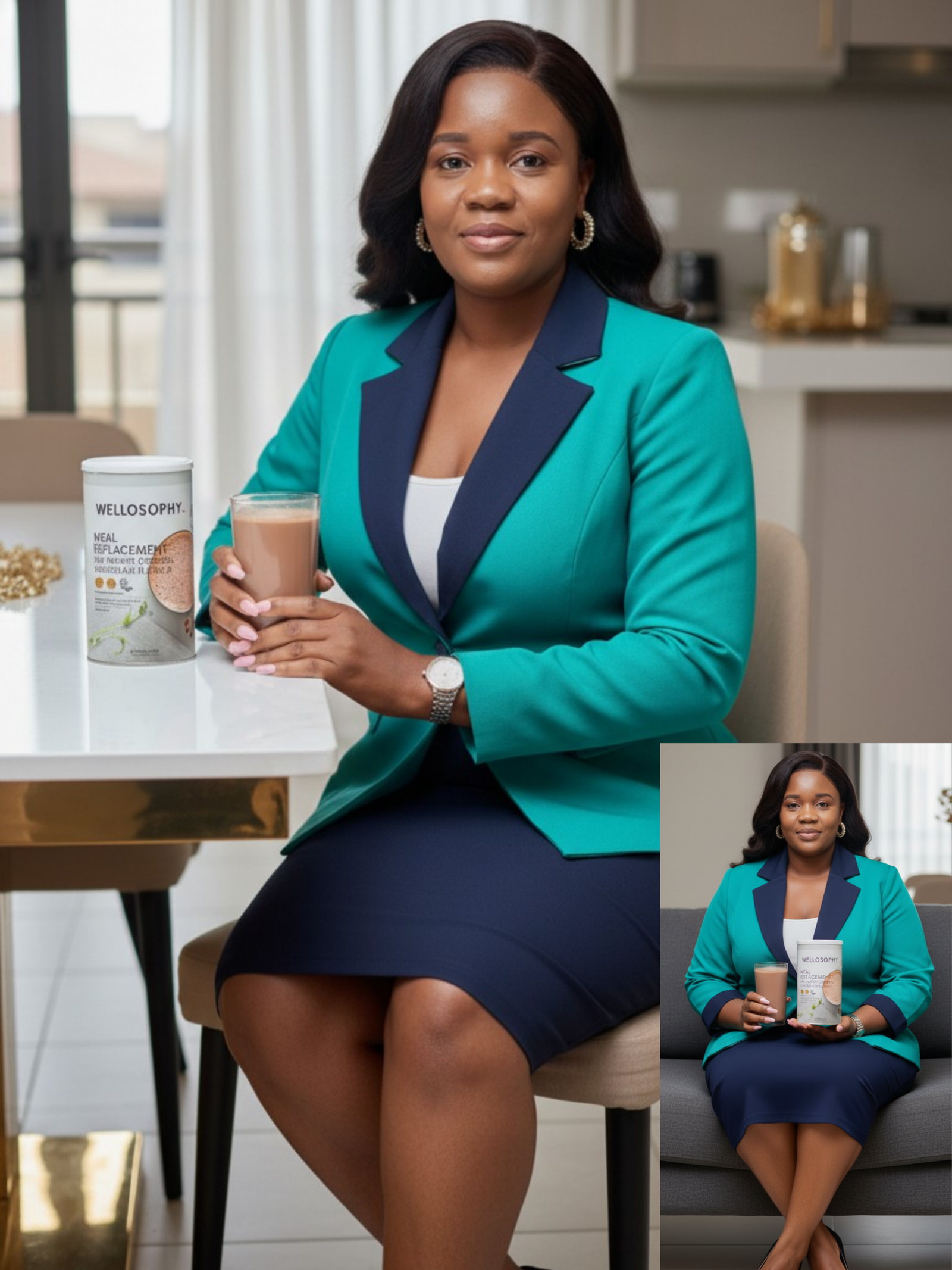 Yewande Grace Fashanu Before & After Progress